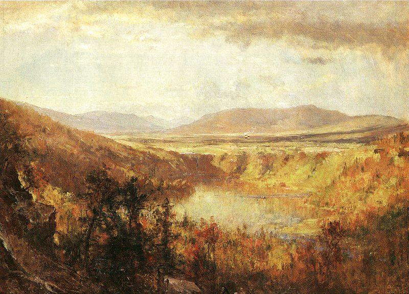 Worthington Whittredge View of Kauterskill Falls China oil painting art